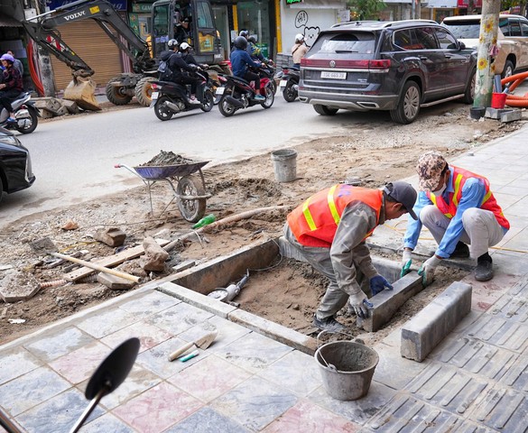 Hải Phòng: Đẩy nhanh tiến độ sửa chữa, cải tạo các công trình hè, đường đô thị