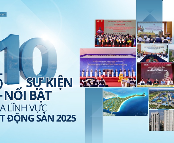 Top 10 sự kiện nổi bật của lĩnh vực bất động sản 2025