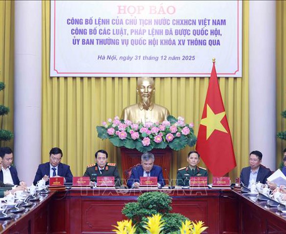 Công bố Lệnh của Chủ tịch nước về 14 luật và 1 pháp lệnh