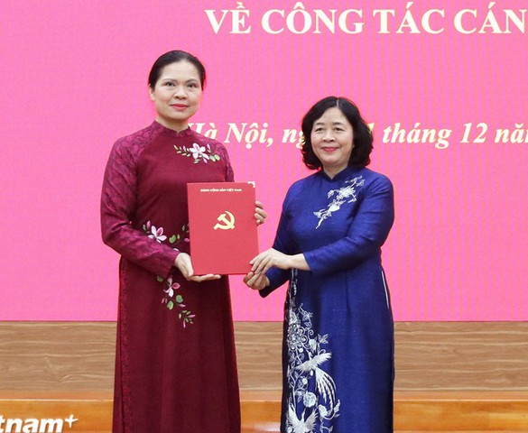 Bà Hà Thị Nga giữ chức Phó Bí thư Thường trực Đảng ủy MTTQ, các đoàn thể Trung ương