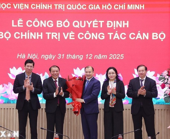 Ông Lê Hải Bình giữ chức Phó Giám đốc Học viện Chính trị quốc gia Hồ Chí Minh