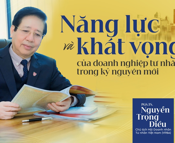 PGS.TS. Nguyễn Trọng Điều: “Kỷ nguyên vươn mình của dân tộc cũng chính là kỷ nguyên vươn mình của doanh nhân”