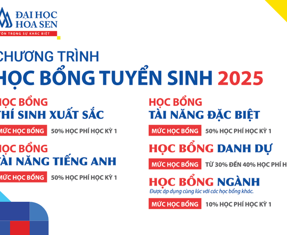 Trường Đại học Hoa Sen công bố quỹ 60 tỷ đồng hành cùng thí sinh 2K7