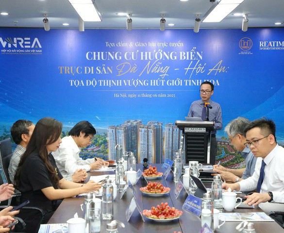 Tọa đàm & Giao lưu trực tuyến "Chung cư hướng biển trục di sản Đà Nẵng - Hội An: Tọa độ thịnh vượng hút giới tinh hoa"