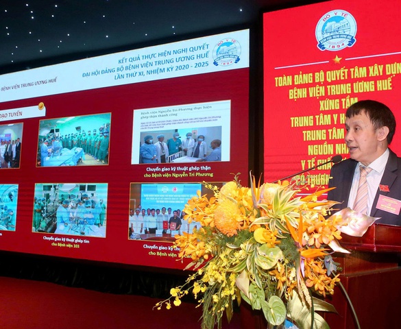 GS.TS Phạm Như Hiệp tái đắc cử Bí thư Đảng ủy Bệnh viện Trung ương Huế