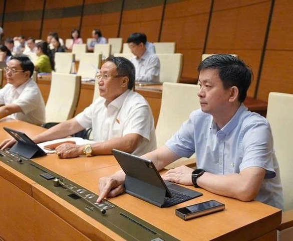 Đại biểu tán thành Luật Thuế thu nhập doanh nghiệp (sửa đổi) với tỷ lệ 94,56%