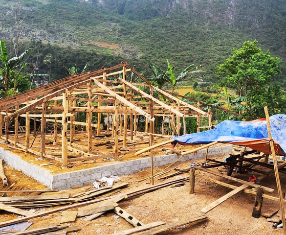 Cao Bằng: Bảo Lâm quyết liệt hoàn thành xóa nhà tạm, nhà dột nát