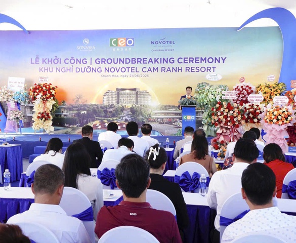 Tập đoàn CEO khởi công Novotel Cam Ranh Resort - Dấu mốc mới trên hành trình kiến tạo chuỗi nghỉ dưỡng 5 sao tại Việt Nam