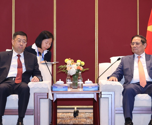 Thủ tướng đề nghị ngân hàng hàng đầu Trung Quốc tham gia trung tâm tài chính quốc tế tại Việt Nam