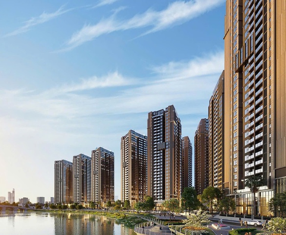 Chung cư kế cận sông: Môi trường sống trong lành, giá trị bền vững