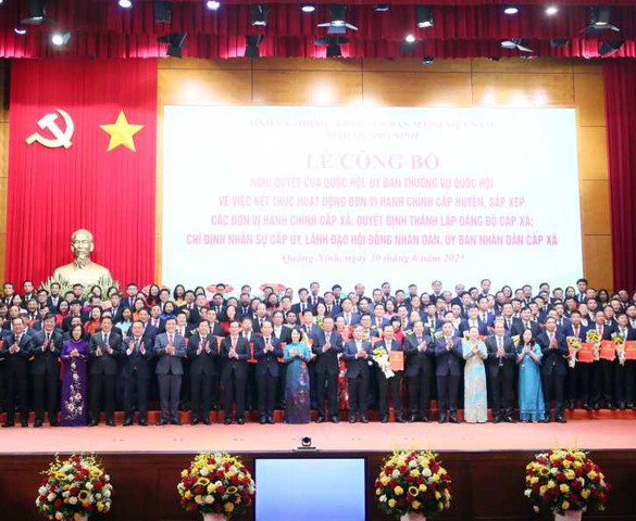 Quảng Ninh công bố Nghị quyết về việc sắp xếp các đơn vị hành chính