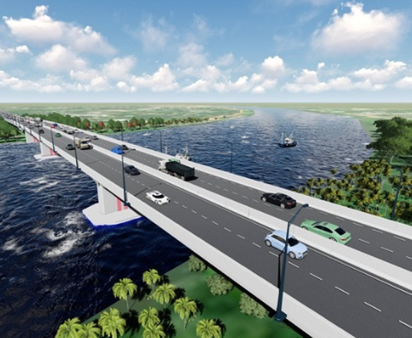 Chỉ ít ngày nữa sẽ hợp long cây cầu trọng yếu nối TP. HCM với tỉnh giàu nhất Việt Nam