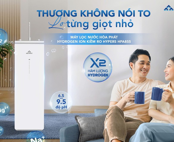 Hòa Phát trình làng dòng máy lọc nước hoàn toàn mới