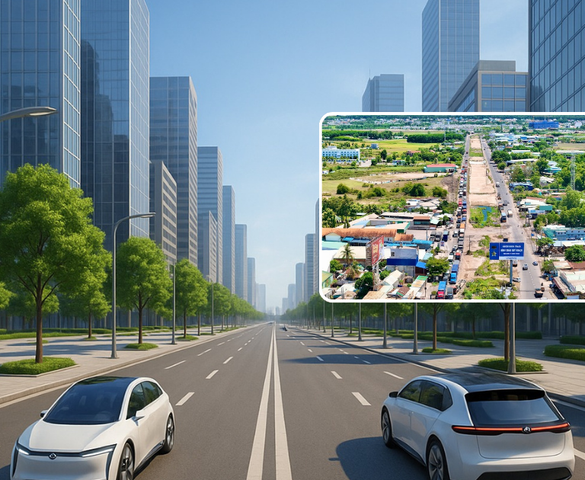 Hai trục đường huyết mạch gần 3.000 tỷ kết nối với sân bay lớn nhất Việt Nam vẫn chờ được gỡ khó