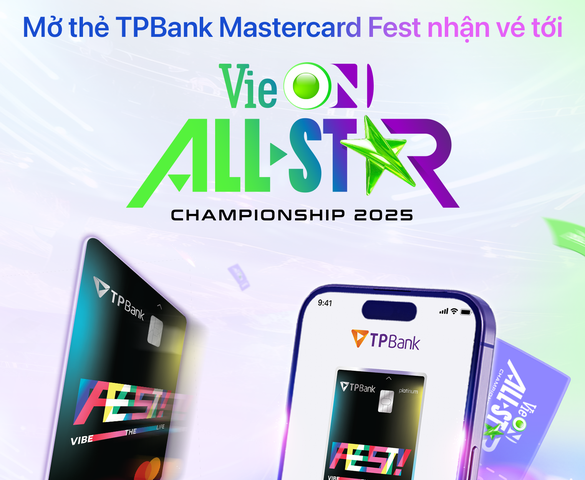 TPBank Mastercard FEST: Thẻ tín dụng đầu tiên tại Việt Nam dành cho tín đồ concert và giải trí