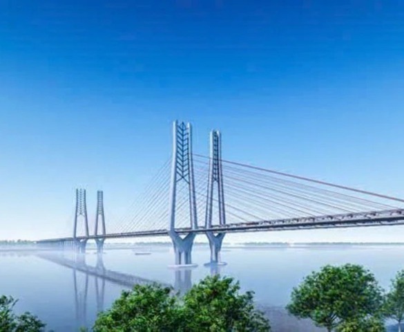 Cây cầu dây văng dài 17km, 6 làn xe kết nối hai tỉnh thành vùng Đồng bằng sông Cửu Long có diễn biến mới