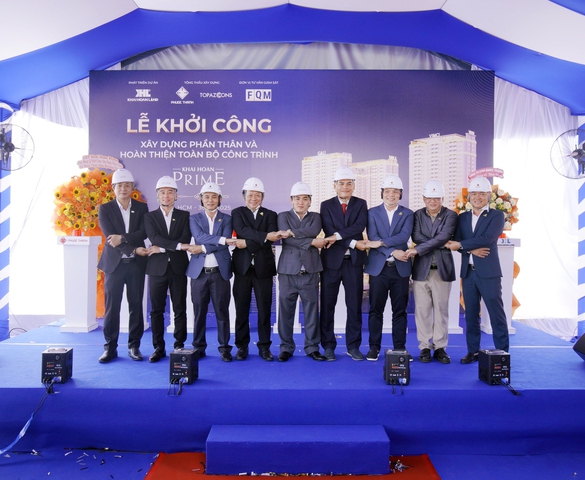 Lễ khởi công phần thân Khải Hoàn Prime: Sẵn sàng bước vào giai đoạn bứt tốc