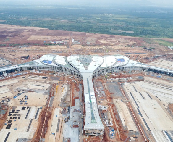 Toàn cảnh “đại công trường” sân bay Long Thành sau 4 năm xây dựng