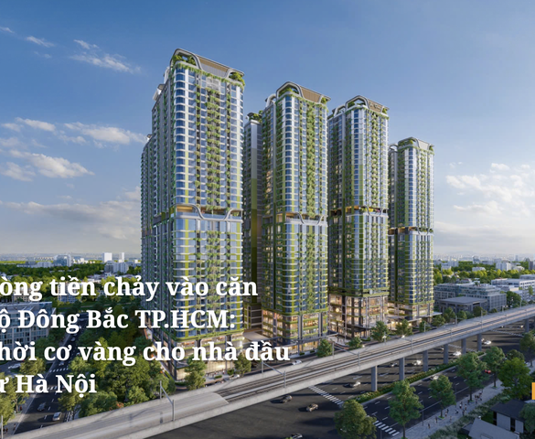 Dòng tiền chảy vào căn hộ Đông Bắc TP.HCM: Thời cơ vàng cho nhà đầu tư Hà Nội