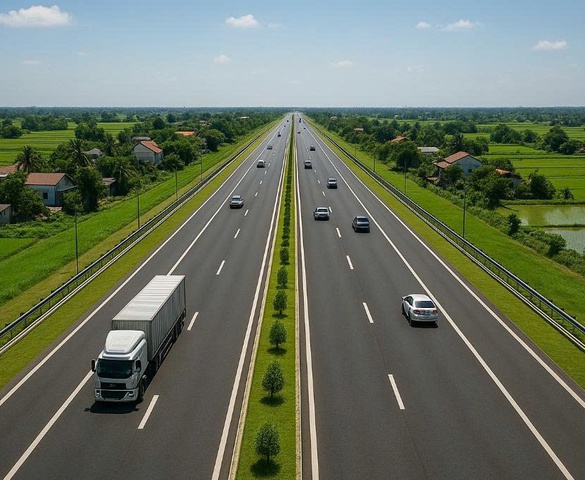 Tập đoàn Đèo Cả được nghiên cứu, xây dựng phần còn lại của tuyến đường 55km, kết nối 3 tỉnh thành miền Nam