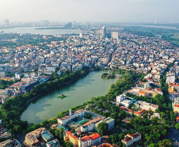 Sốt giá nhà mặt phố tại phường mới sáp nhập ngay trung tâm Hà Nội, có nơi vượt 850 triệu đồng/m2
