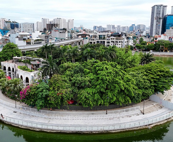 Hà Nội: Cận cảnh bán đảo hồ Đống Đa sắp trở thành không gian mở, công viên cây xanh