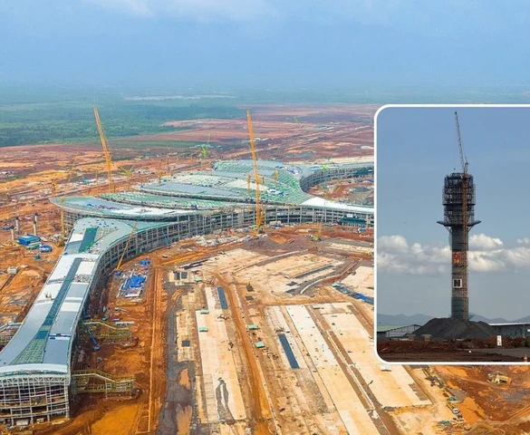 Công trình cao nhất tại siêu sân bay Long Thành chính thức đạt dấu mốc quan trọng