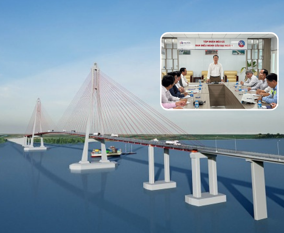 Chủ tịch tỉnh Vĩnh Long chỉ đạo gỡ vướng cho dự án cầu dây văng lớn thứ 2 Việt Nam do Tập đoàn Đèo Cả thực hiện