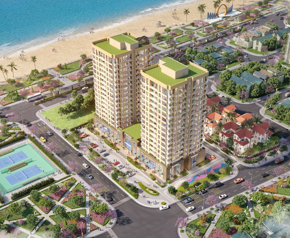 Căn hộ cao cấp Pearl Residence khơi mạch sống sang giữa sóng vàng biển ngọc