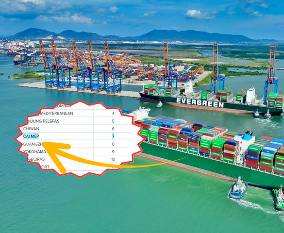 Cụm cảng nước sâu lớn và hiện đại nhất Việt Nam ghi mốc kỷ lục mới