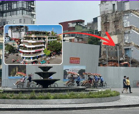 Chỉ hơn một tháng, tòa Hàm cá mập cơ bản đã phá dỡ xong
