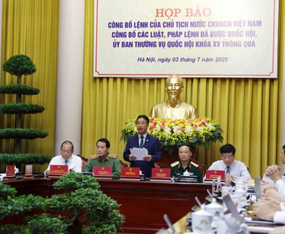 Công bố Lệnh của Chủ tịch nước về 15 luật, 1 pháp lệnh vừa được thông qua