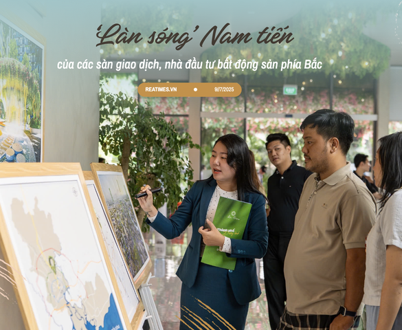 'Làn sóng' Nam tiến của các sàn giao dịch, nhà đầu tư bất động sản phía Bắc