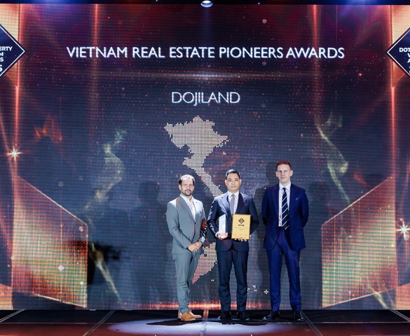 DOJILAND thắng lớn tại DOT Property Vietnam Awards 2025 