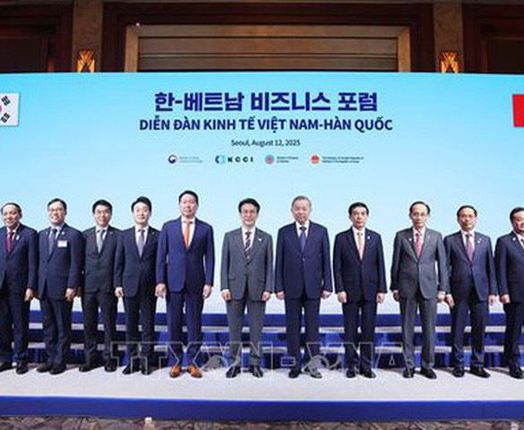 Tổng Bí thư Tô Lâm và Thủ tướng Hàn Quốc dự Diễn đàn Kinh tế Việt Nam - Hàn Quốc