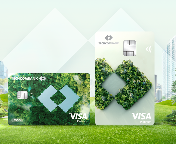 “Sống xanh, tiêu sành” cùng bộ đôi thẻ xanh theo dõi dấu chân carbon đầu tiên tại Việt Nam từ Techcombank