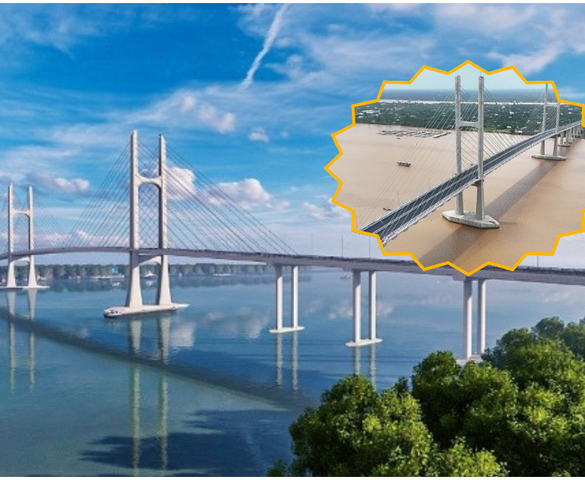7 ngày nữa, sẽ khánh thành cây cầu gần 7.000 tỷ, nằm gần cầu dây văng đầu tiên do Việt Nam thiết kế