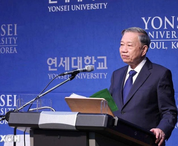 Toàn văn phát biểu của Tổng Bí thư Tô Lâm tại Đại học Yonsei của Hàn Quốc