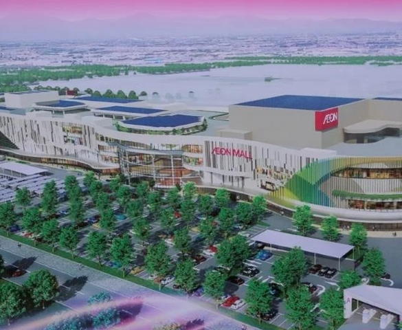 Trung tâm thương mại Aeon Mall hơn 4.000 tỷ tại tỉnh có nhiều xã, phường nhất Việt Nam sau 8 tháng khởi công