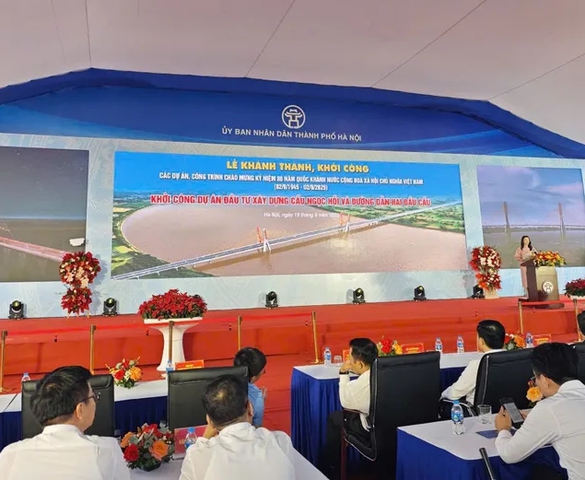 Chính thức khởi công cầu Ngọc Hồi nối Hà Nội với Hưng Yên