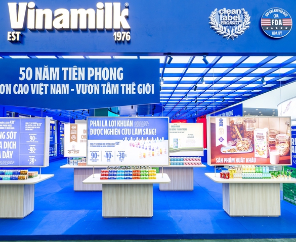 Không gian trưng bày và trải nghiệm của Vinamilk hút khách tại Triển lãm Thành tựu đất nước 80 năm