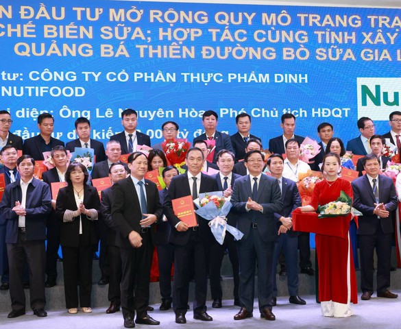 Gia Lai: Nutifood đầu tư thêm 6000 tỷ đồng mở rộng trang trại và nhà máy