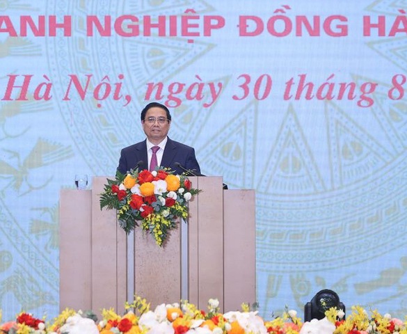 Thủ tướng Chính phủ: Doanh nghiệp là lực lượng tiên phong, chiến sỹ anh dũng trên mặt trận kinh tế