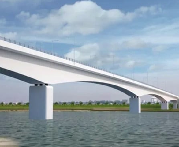Cây cầu đầu tiên vượt sông Thái Bình, kết nối Bắc Ninh - Hải Phòng gặp khó