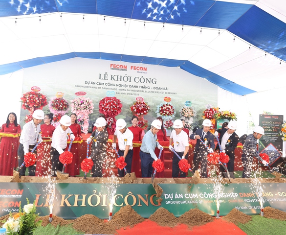 Khởi công FECON IP Hiệp Hoà: Động lực mới cho phát triển công nghiệp bền vững