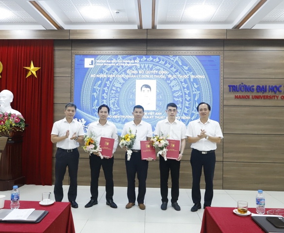 Trường Đại học Xây dựng Hà Nội: Bổ nhiệm cán bộ và ra mắt các nhóm chuyên môn