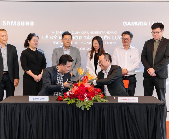 Gamuda Land Việt Nam và Samsung hợp tác chiến lược, tiên phong kiến tạo giải pháp sống thông minh và bền vững
