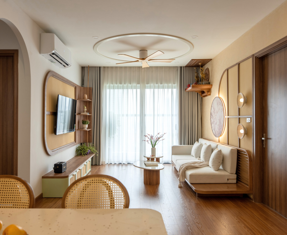 270 triệu cải tạo căn hộ theo phong cách Scandinavian kết hợp Wabi-sabi