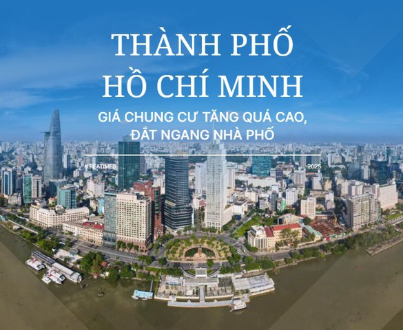 Giá chung cư TP.HCM tăng quá cao, đắt ngang nhà phố