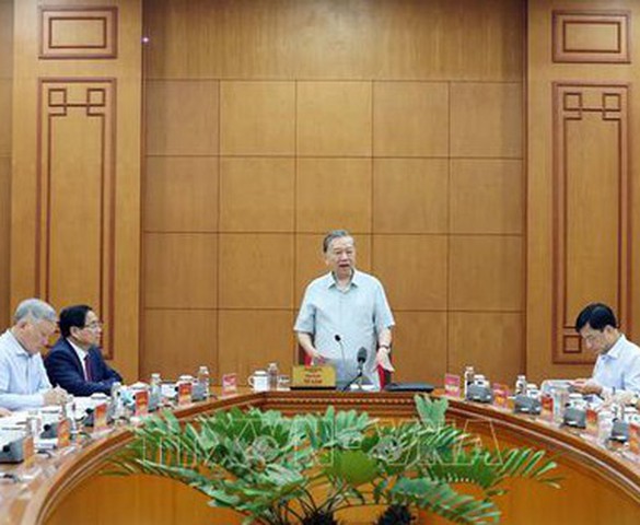 Tổng Bí thư Tô Lâm: Tháo gỡ vướng mắc phát sinh, đảm bảo tính thống nhất, đồng bộ của hệ thống pháp luật